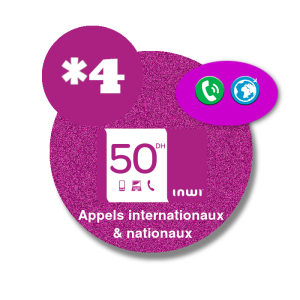 Recharge  Inwi  *4 50DH