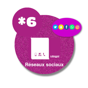 Recharge  Inwi  Réseaux sociaux  *6