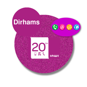 Recharge  Inwi  Dirhams 20DH