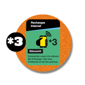 Recharges Orange Internet *3